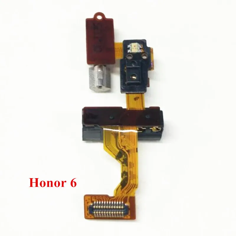 10PCS Lot For Huawei Honor 6 New Earphone Jack Port Connector Flex Cable with Vibrator Repair Parts