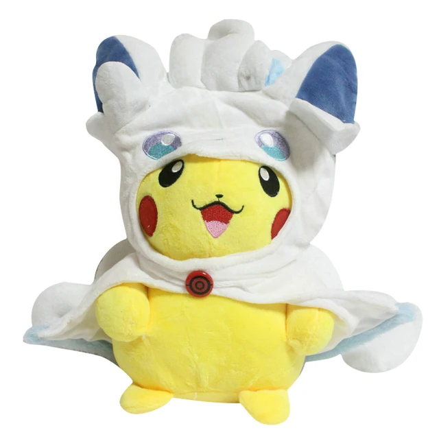 1pcs 30cm TAKARA TOMY Pokemon Vulpix Cosplay Pikachu Plush Toys Soft Stuffed Animals Toys Doll Gifts for Children Kids
