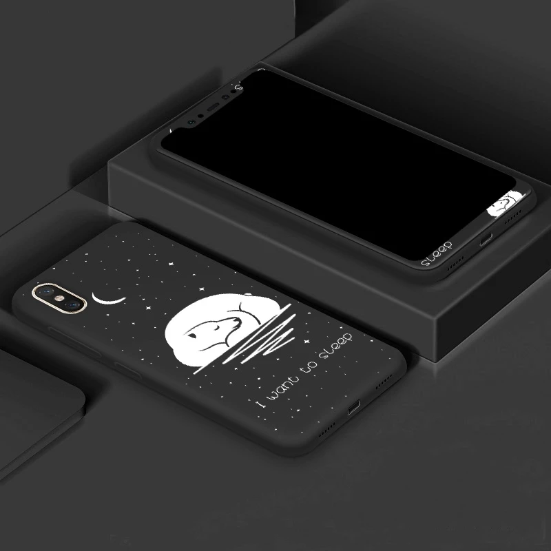 Защитный чехол для экрана для iPhone 11 Xs Max Xr Xs X 8 7 6 S, защитная пленка из закаленного стекла и матовая мягкая оболочка - Цвет: Pattern 10