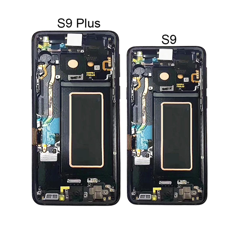 ORI AA+++ класс 2960*1440 lcd с рамкой для SAMSUNG Galaxy S9 дисплей S9+ плюс G960 G965 сенсорный экран дигитайзер