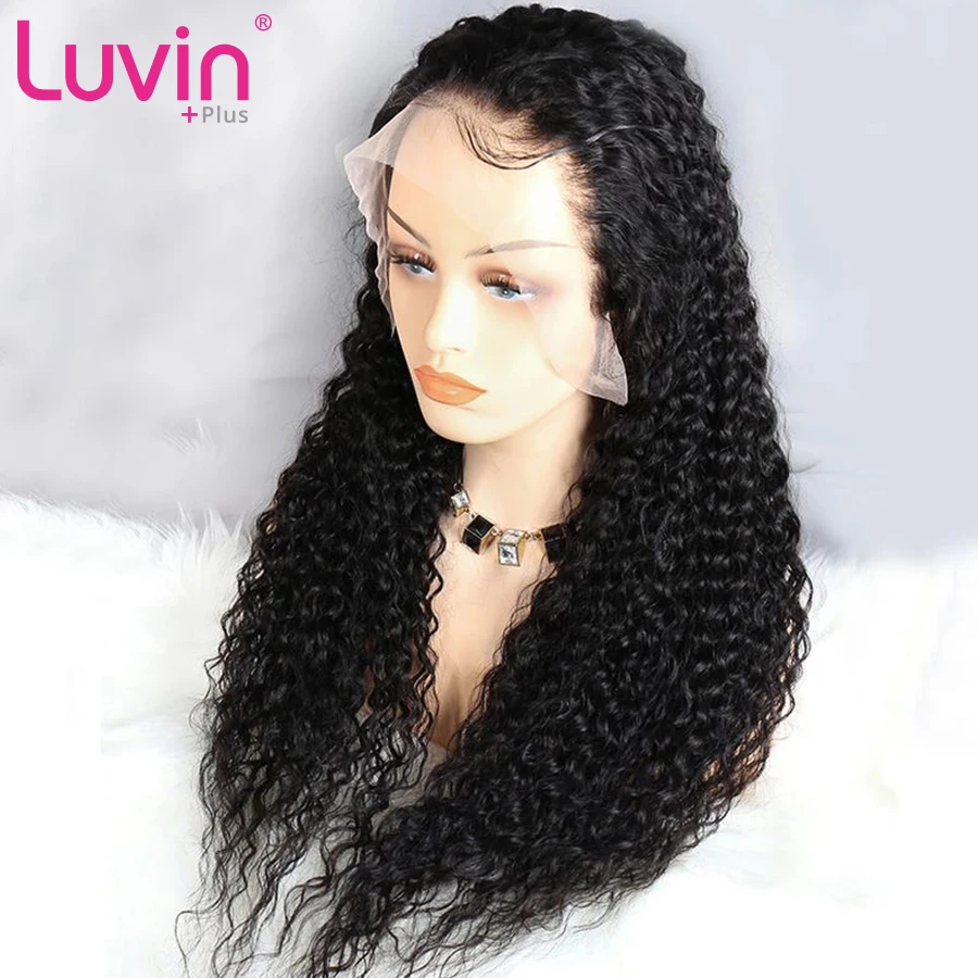 

Luvin OneCut Hair Deep Wave HD Transparent Lace Front Human Hair Wigs Brazilian Virgin Glueless Full Lace Pre Plucked Baby Hair