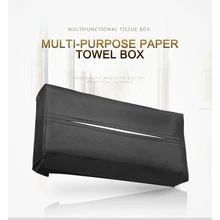 Универсальный автомобильный солнцезащитный козырек коробка для салфеток держатель из искусственной кожи складная коробка для салфеток чехол для бумаги Авто Органайзер аксессуары для помещений