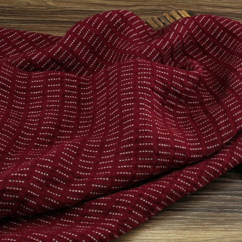 Высококачественные льняные Лоскутные осенние и зимние жаккардовые Брендовые платья tissu, куртки и платья из ткани