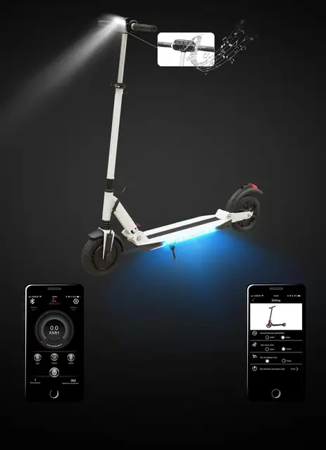 US $308.70 8.5 inch Electric Scooter Smart App E Scooter Skateboard Mini Foldable Hoverboard Patinete Electric