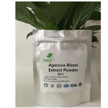 

150g-1000g factory supply Agaricus Blazei Extract 50% Polysaccharide 20:1 Powder helps to boost immunity