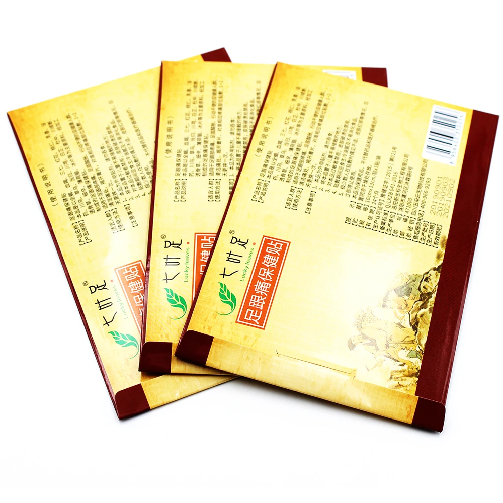 2 шт./лот пластырь для облегчения боли в пятке травяной быстрого ухода за