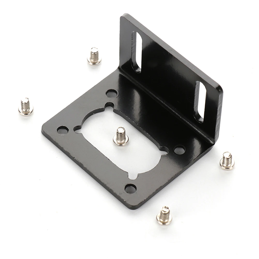 

L Shape Worm Gear Motor Bracket Steel Motor Base Electroplating Fixed Mounting Base Machine Seat Support Bracket For Gw31zy
