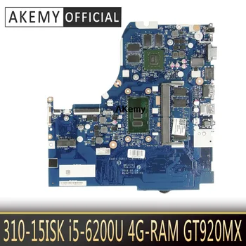 

NM-A751 Laptop motherboard For Lenovo 310-15ISK original mainboard 4G-RAM I5-6200U GT920M/940M X510-15ISK 510-15ISK