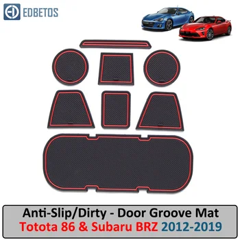 

Anti-Slip Mat For TOYOTA 86 BRZ GT86 FT86 Scion FR-S Accessories 2012-2019 Gate Slot Coaster Anti-Dirty Door Groove Mat