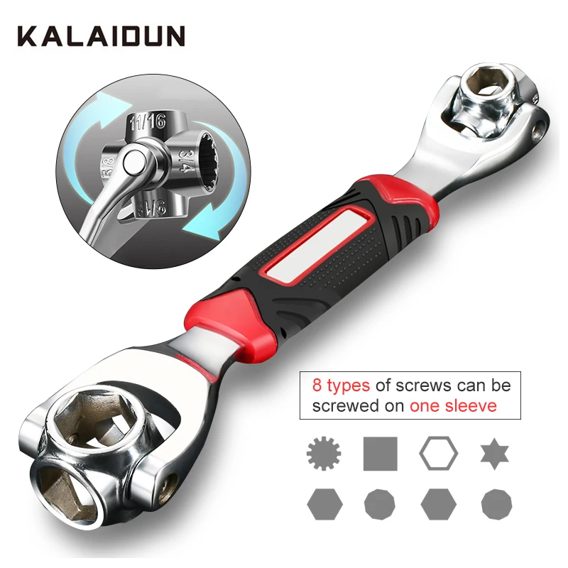 Kalaidun Wrench Torque Keys Set Universal Key Ratchet Multitul Spanner