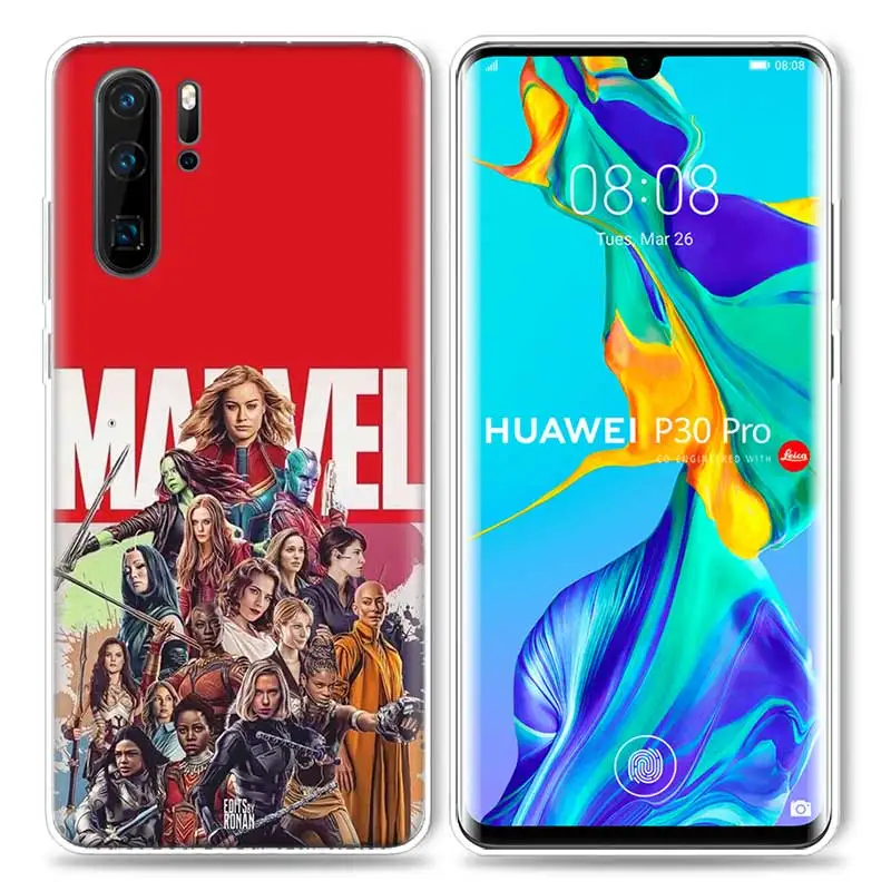 S06 Марвел Капитан чехол для huawei P20 P30 P Smart Z Plus P10 P9 P8 mate 30 10 20 Lite Pro силиконовый чехол для телефона - Цвет: S06