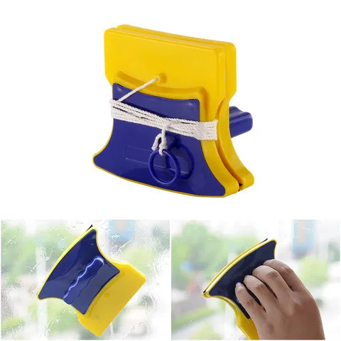 

Home Garden Double Side Magnetic Windows Glass Cleaner Brushes Glazing Wiper Washing Cleaning Window Magnetic Brush Scraper Tool