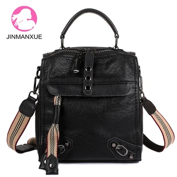 

Fashion Handbangs Women Crossbody Shoulder Bag Leather Backpacks Multifunction School Bags For Girls Mochila Feminina