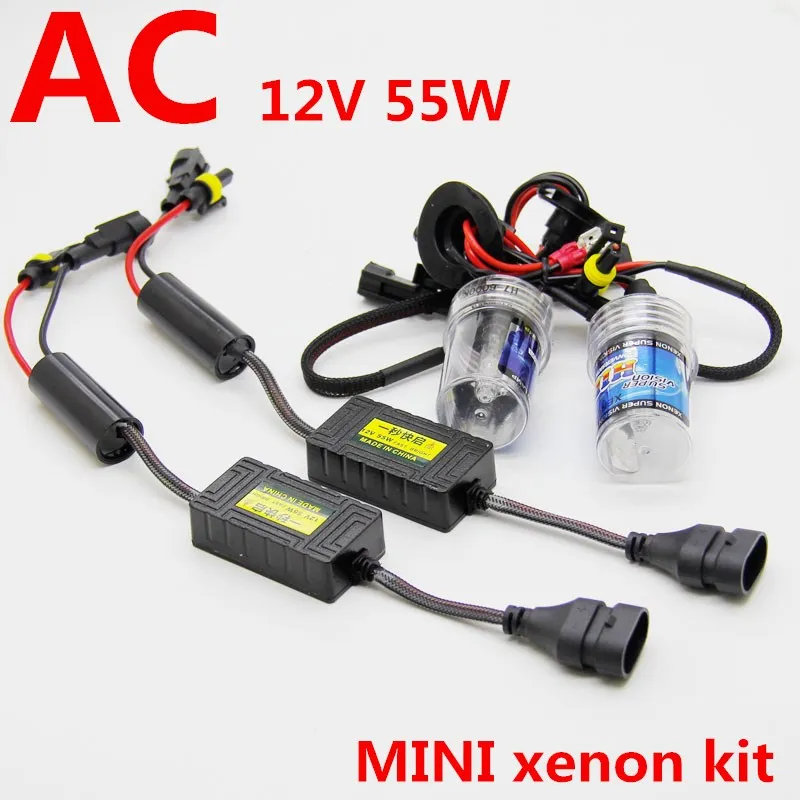 Комплект ксеноновых фар H7 H1 H3 H4 H11 9005 HB3 9006 HB4 H27 881 4300k 6000k 8000k|kit h1|h27 881h7 xenon 55w |