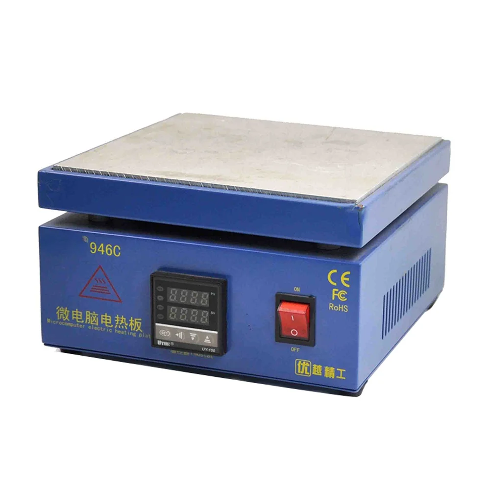 

946C LCD Digital Display Preheating Station Heating Platform Adjustable Heating Plate Phone Screen Replace Preheat Station