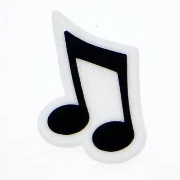 

10pcs White/Yellow/Red Music Symbol Piano Guita XH-08 Cute Cat Mouse XH-09 Children Hole Sandals Ornaments Bracelet Charms