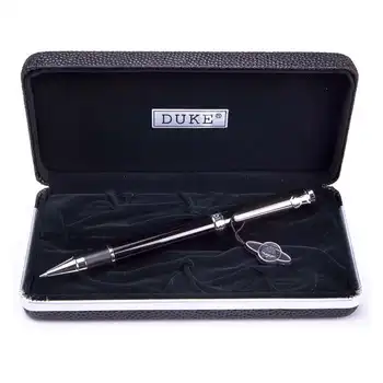 

Hot Sale Duke High Quality Black Rollerball Pen With A Box 0.7mm Writing Gift Pen Business Office School Supplies