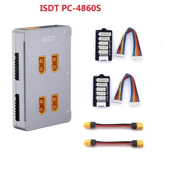 

ISDT PC-4860S PC4860 1-8S Safe Parallel Board XT60 CNC Parallel Charging Board For Lipo Gaoneng Tattu Battery ISDT 4860 4860S