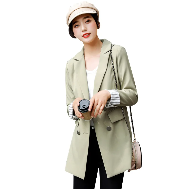 

Casual Ladies Outer Notch Collar Spring Ladies Outer Jacket Fall Women's Outer Elegant Ladies Outer 2020 Women