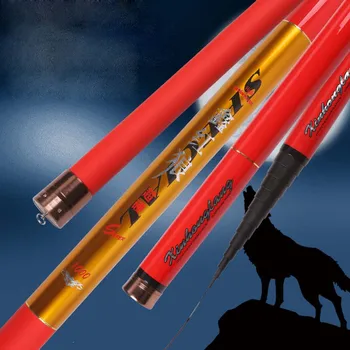 

8M 9M 10M 11M 12M 13M Carp Fishing Rod Stream Hand Rod Telescopic Fishing Rod Carbon Fiber Fishing Tackle Spare 4 tip Gifts A140