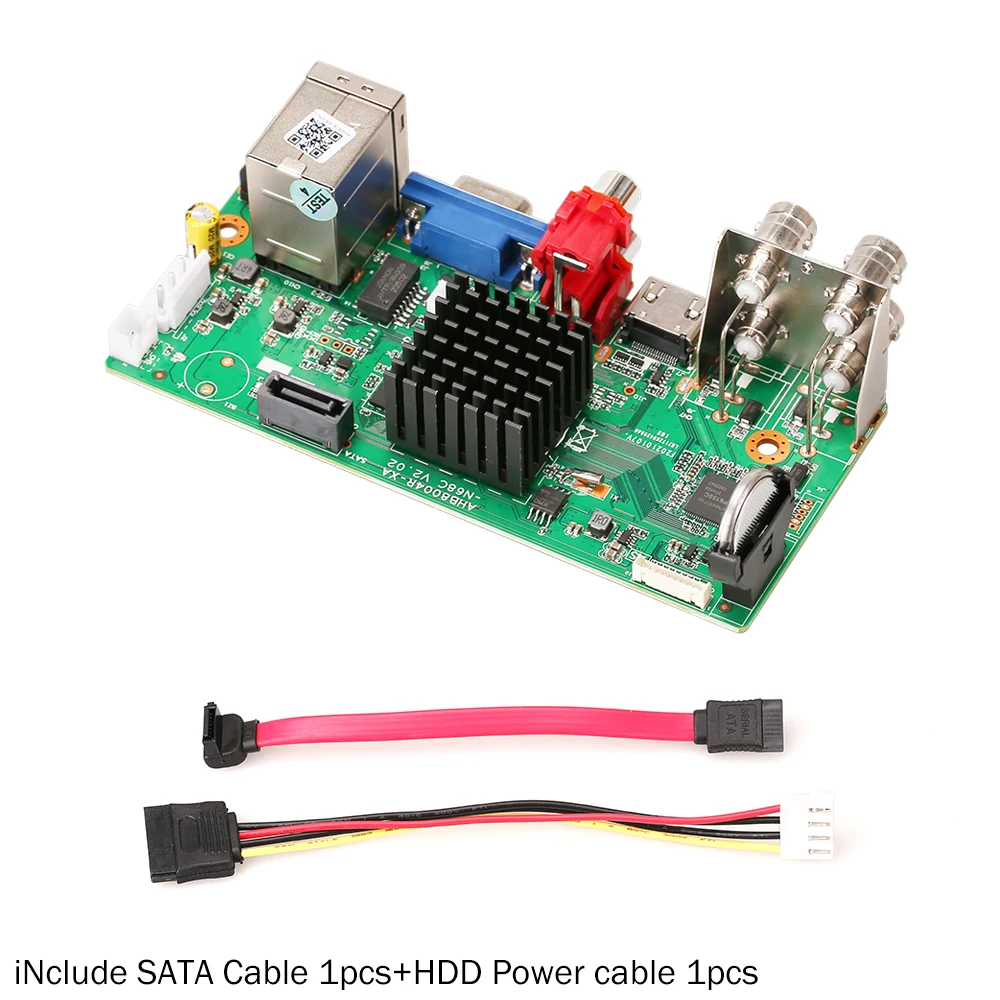 Network Video Recorder 4CH 5 in 1 AHD CVI TVI IP CVBS 5MP-N CCTV DVR Board