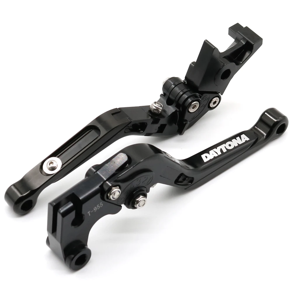 Для Triumph DAYTONA 600/650 2004-2005 DAYTONA 955i 2004-2006 мотоциклетные ручки тормоза и сцепления, обработанные на станке с ЧПУ Складная Выдвижная регулируемая