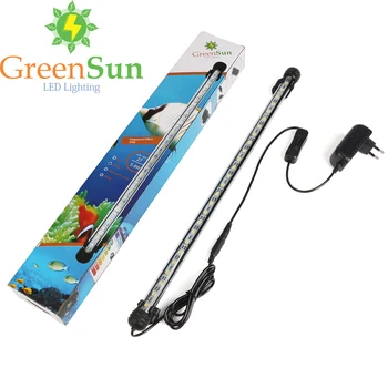 

EU/US/UK/AU Plug 48CM Aquarium Light Bar Fish Tank LED Tubes Submersible Waterproof Clip Lamp