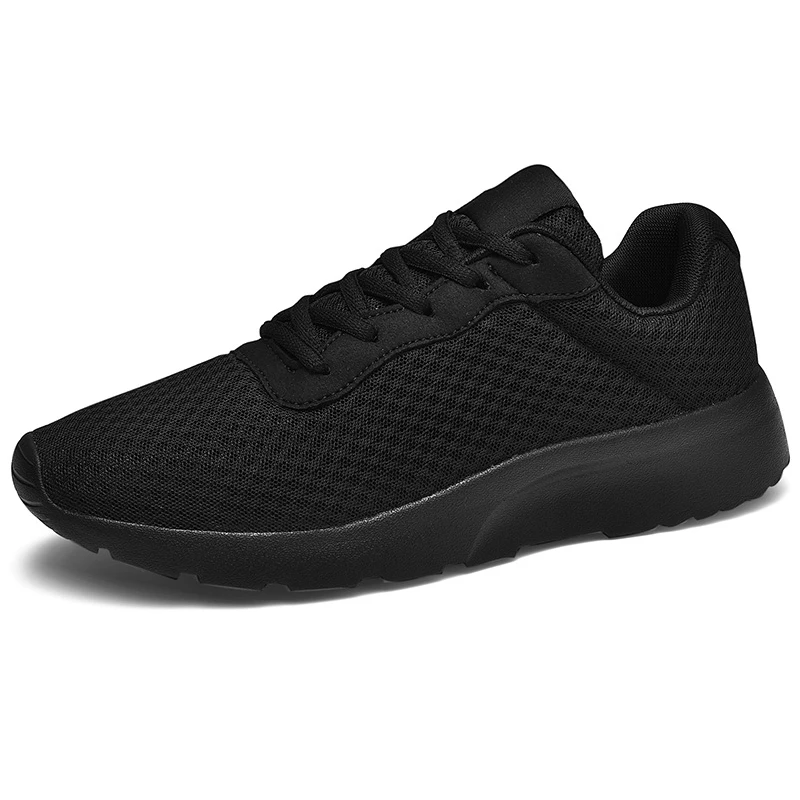 

2019 Men Sports Shoes Super Light Anti-Slip Breathable Simple Solid Color Shoes For Everyday BS88