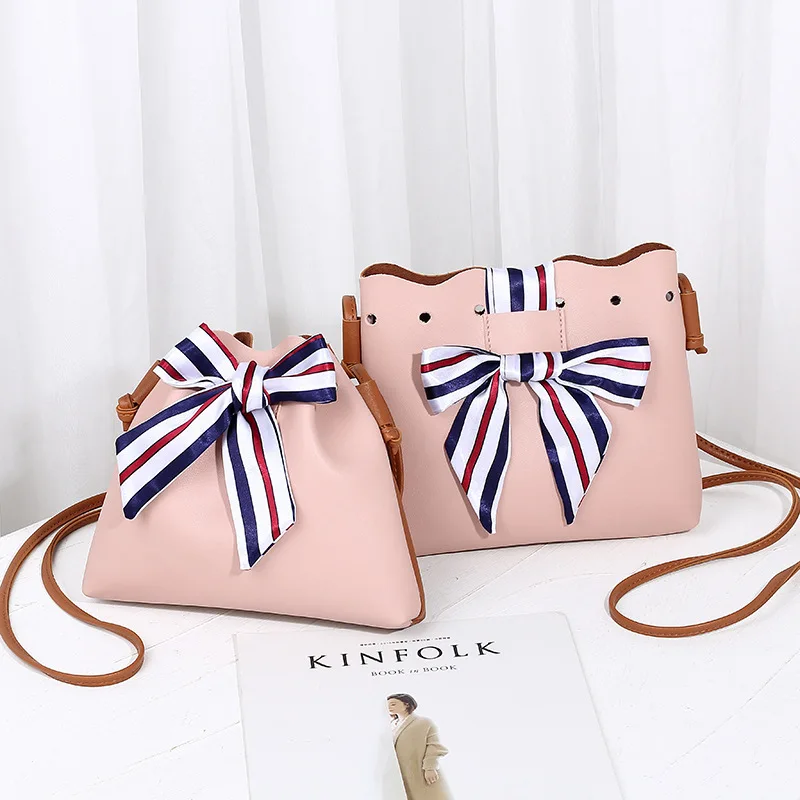 

Korean-style 2018 New Style Silk Scarves Casual Square Sling Bag Crossbody Bag Trend Drawstring Bucket Bag Mobile Phone Bag Whol