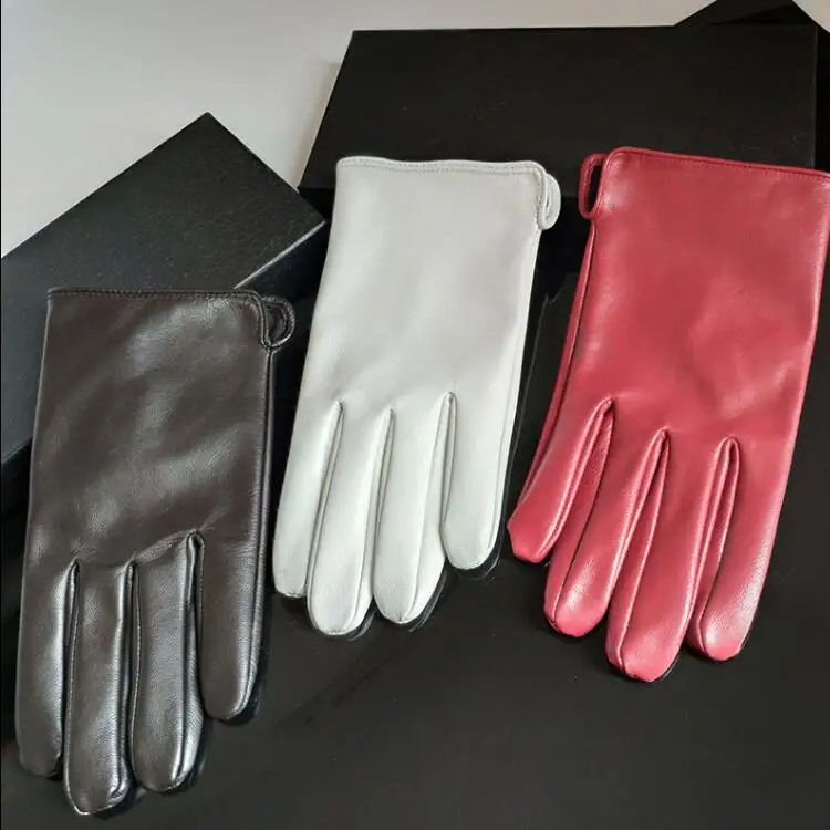Winter Men Genuine Leather Gloves Touch Screen Leather Touchscreen