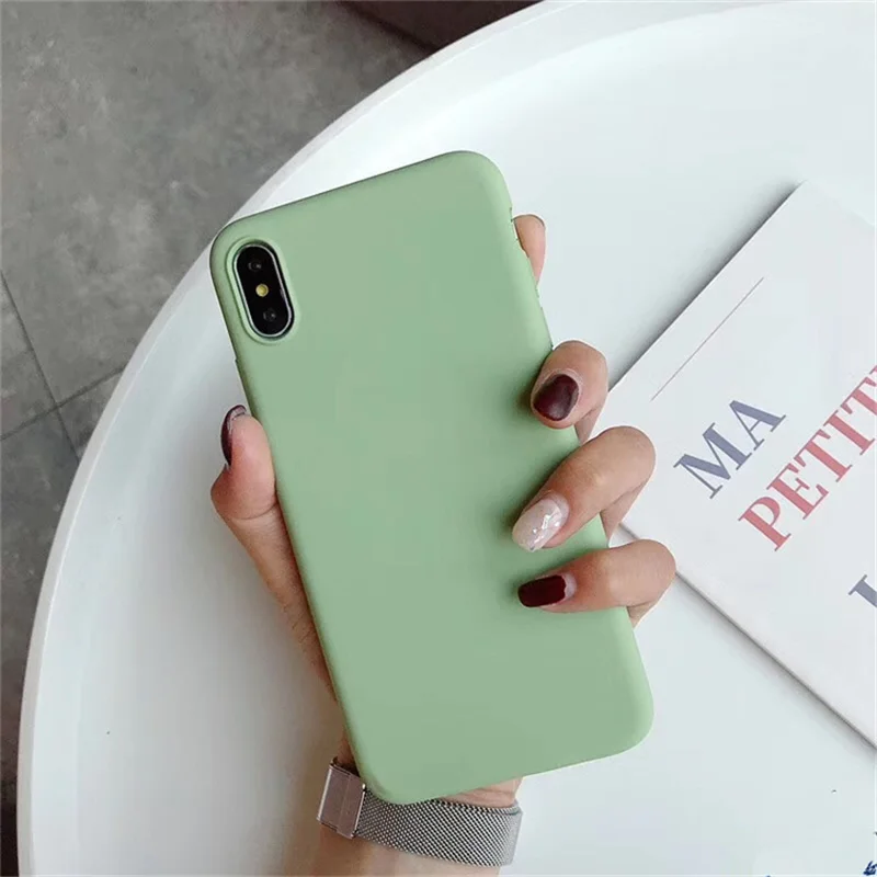 Матовый Силиконовый чехол для samsung Galaxy S10 Lite S10e S10 S9 S8 плюс S7 S6 Edge Note 9 8 5 M40 M30 M20 M10 простой Карамельный цвет чехол - Цвет: Ktggj-molv