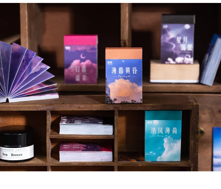 Mr.paper 6 Designs 50 Pcs/book Sky Island Series Ins Style Memo Pads Creative Handbook Stationery Office Supplies Memo Pads Mr.paper 6 Designs 50 Pcs/book Sky Island Series Ins Style Memo Pads Creative Handbook Stationery Office Supplies Memo Pads