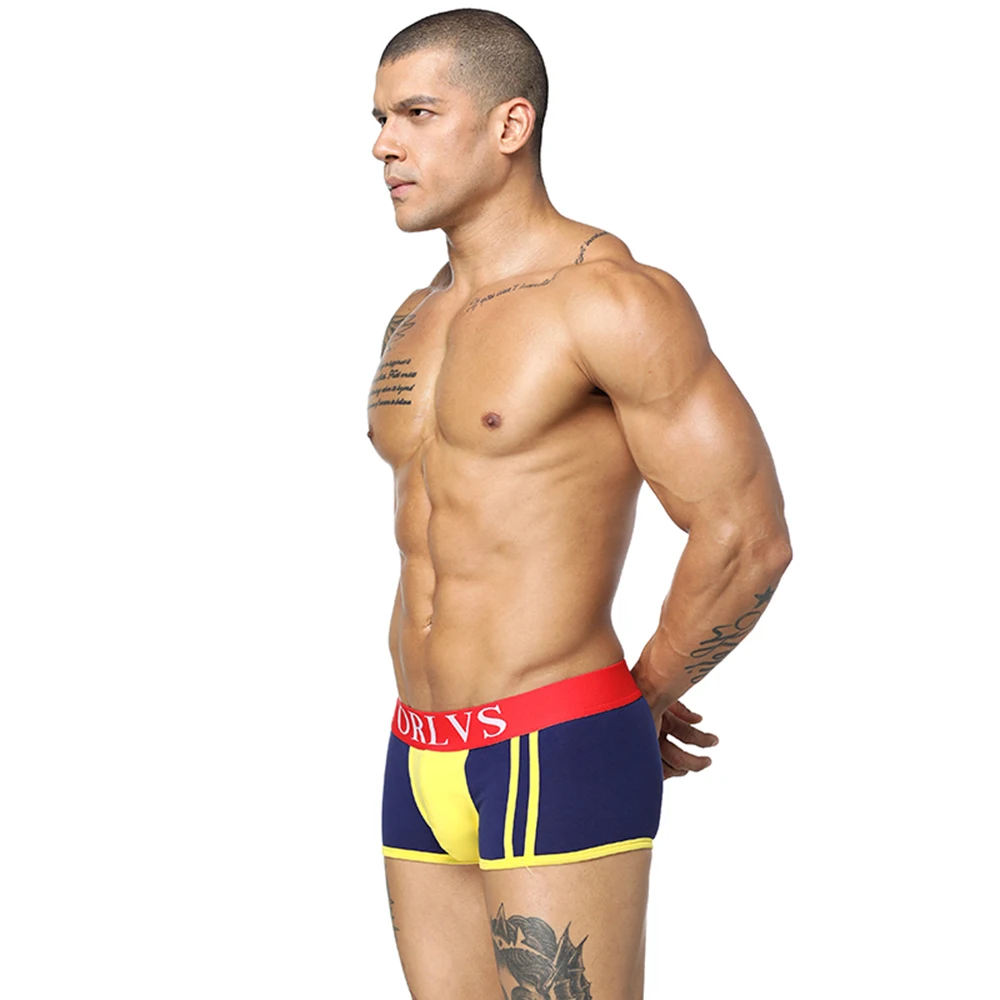 Бренд-Боксер ADANNU Мужское нижнее белье мужские шорты-боксеры Ropa Interior hombre cueca tanga calzoncillo hombre para hombre mesh OR70