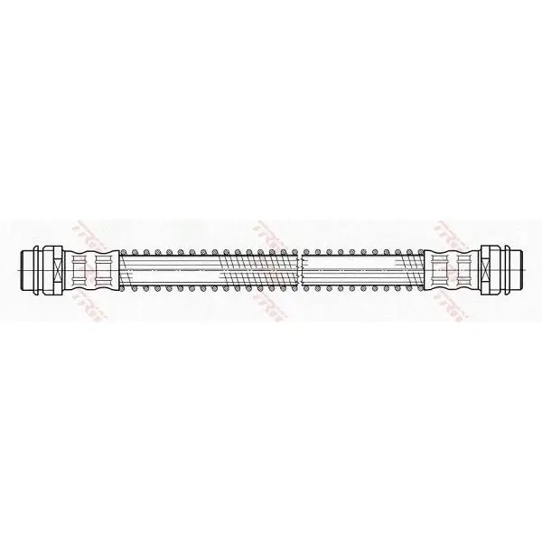 Шланг тормозной задний AUDI Q7 VW TOUAREG PHD493 TRW 7L6611776A|Тормозной цилиндр| |