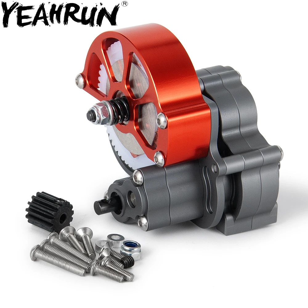 YEAHRUN CNC алюминиевая реверсивная коробка передач для Axial SCX10 1/10 RC Crawler|Детали и