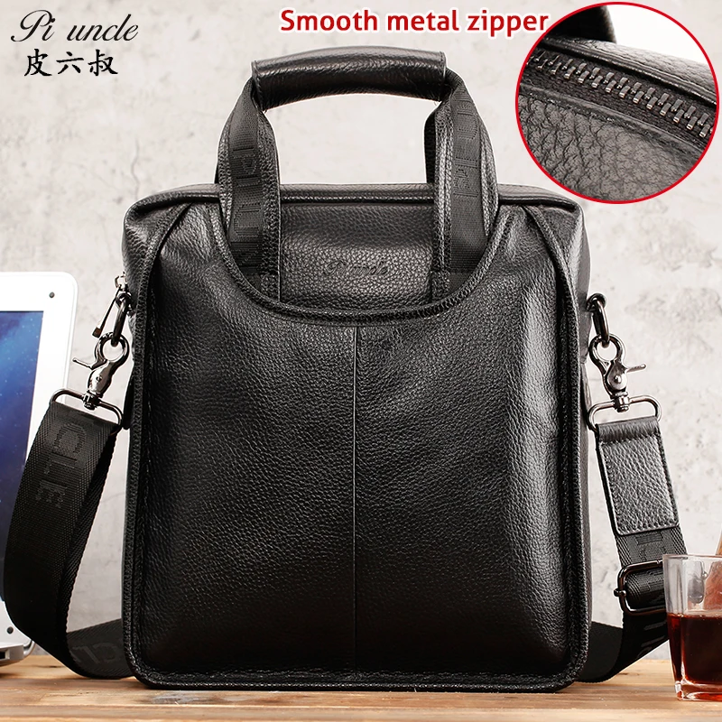 High Quality Men Messenger Bags Genuine Leather Designer Male Shoulder