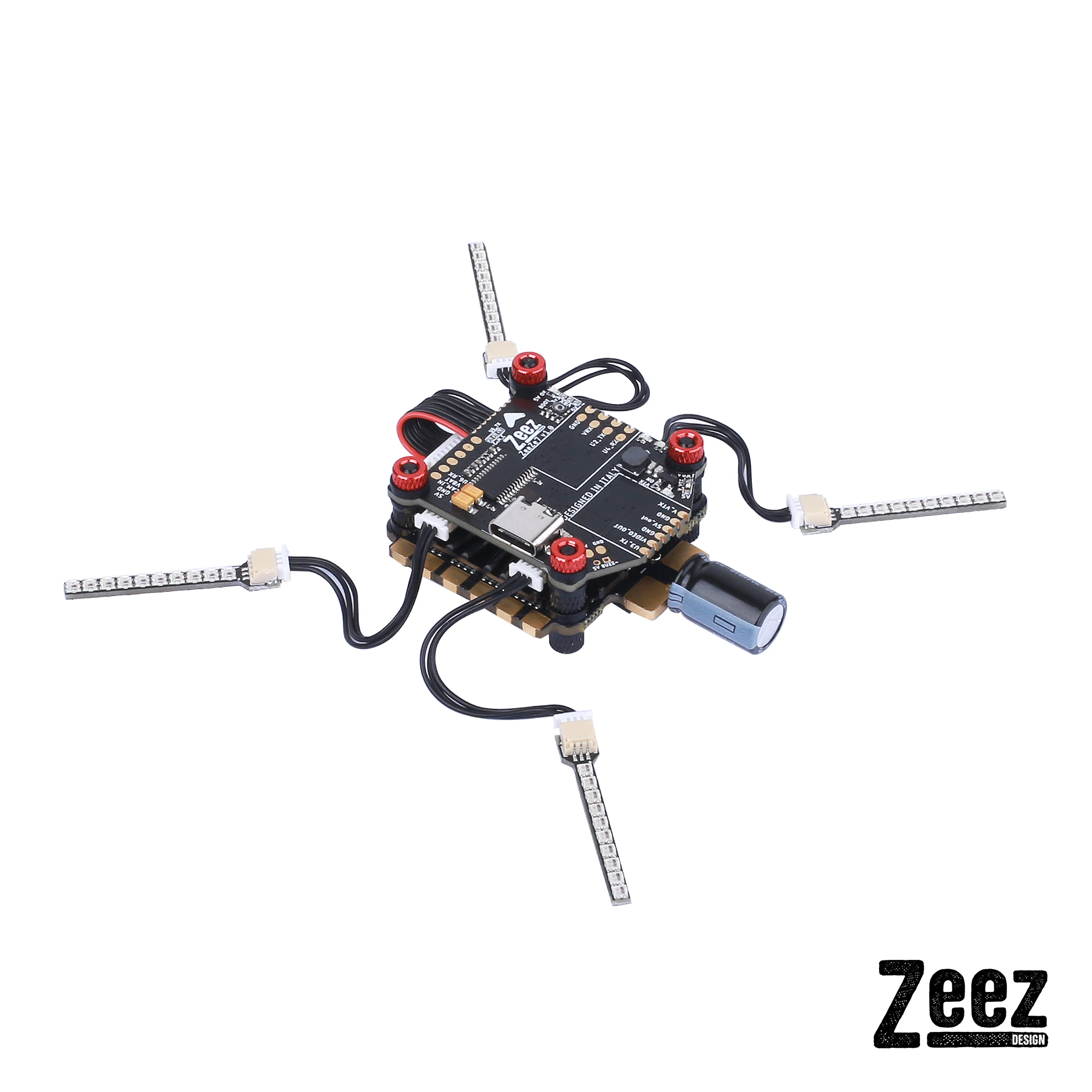 Новинка комбинация для гонок Zeez F7 Контроллер полета 60A 4 в 1 ESC светодиодный ная