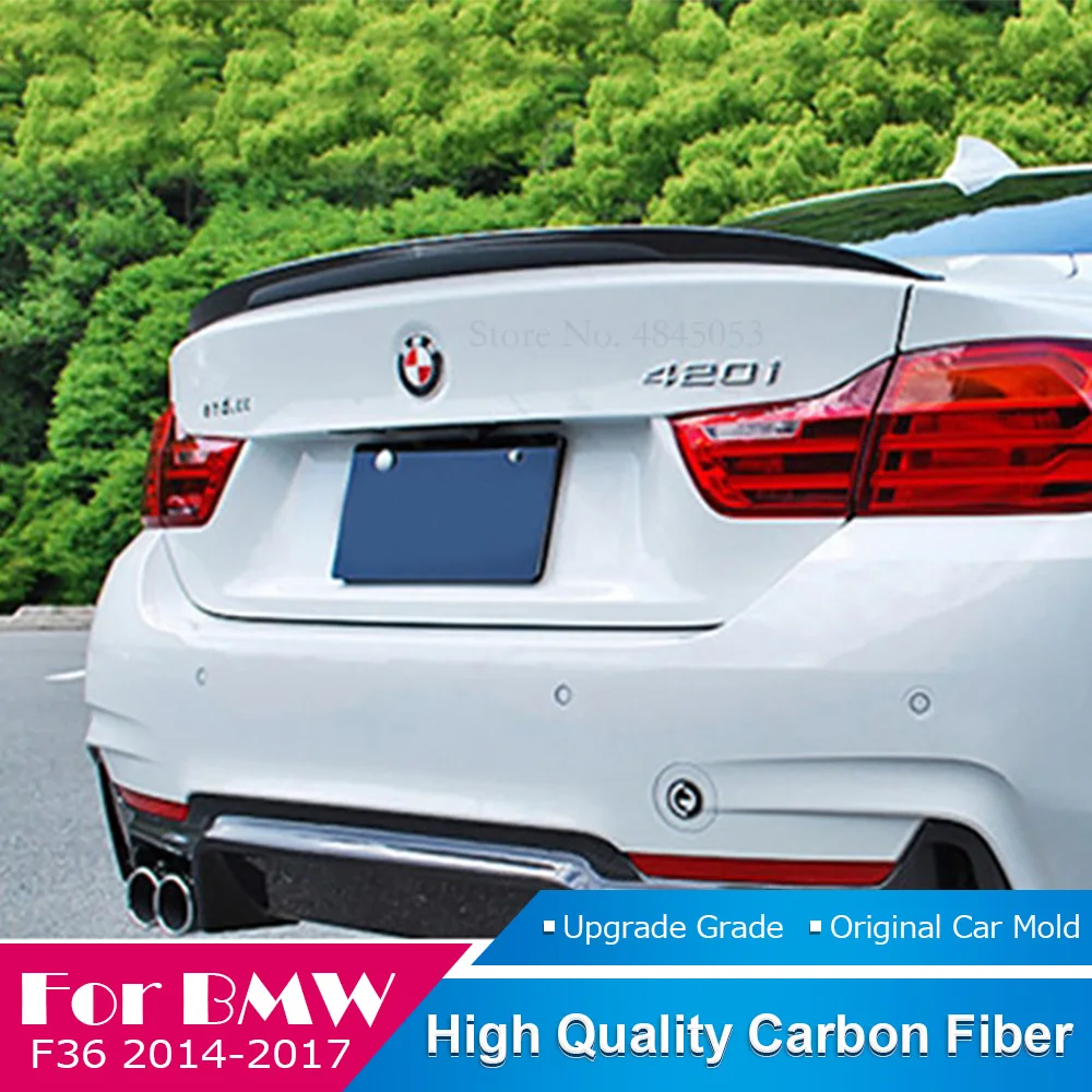 Подходит для BMW F36 4 серии двери 420i 420d 428i 435i 2014 2015 2016 2017 углеродное волокно задний