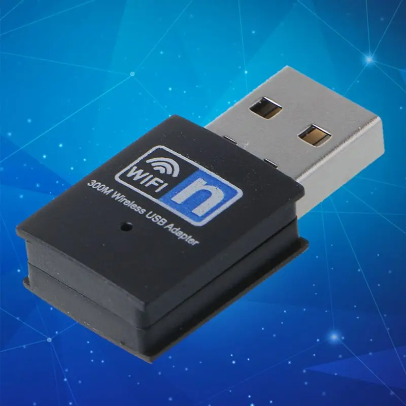 USB Wi Fi адаптер RTL8192EU 300 м чипсет Mini USB2.0 WLAN ключ беспроводная сетевая Рабочая карта
