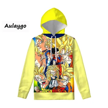 

Women Hoodies Dragon Ball Pattern Hooded Sweatshirts Fashion Drawstring Long Sleeve Female Pullovers Sweatshirt Best Friend