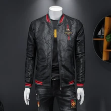 jaqueta masculina bordada