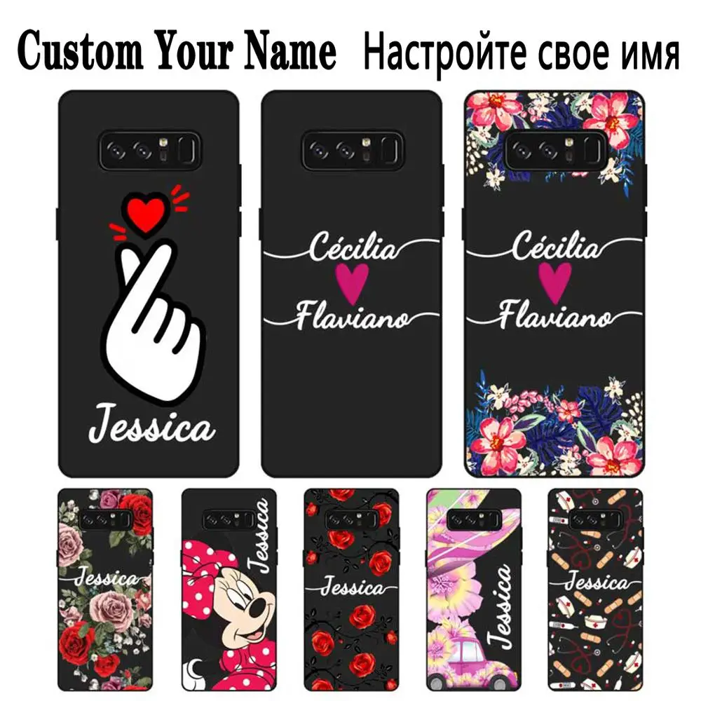 Черный мягкий силиконовый чехол из ТПУ для samsung Galaxy Note 3 4 5 8 9 10 Plus M10 M20 M30 Grand Prime |