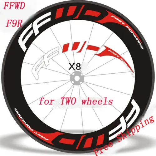 FFWD наклейки/наклейки для дорожного велосипеда/велосипеда 700C F9R fast forward fit 80 88 90 мм