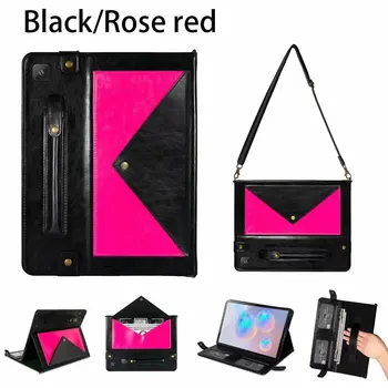 

New Leather Case For Samsung Galaxy Tab S6 Lite 10.4 inch SM-P610 SM-P615 2020 Funda Flip Wallet clip Tablet protect shell+pen