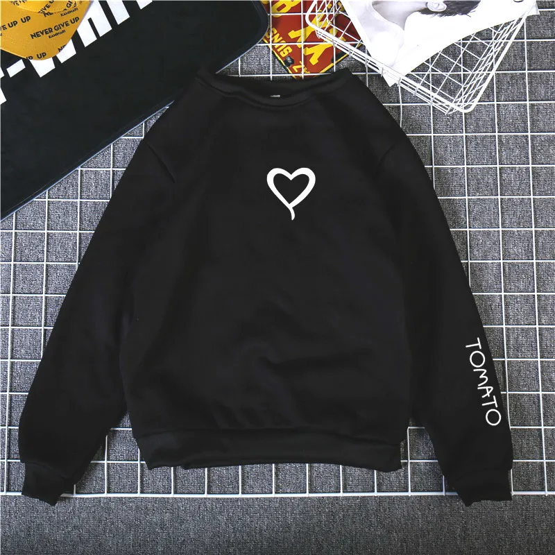 Style 2 Black Женская толстовка с длинным рукавом и буквенным принтом, толстовка с капюшоном, Женский сутулящийся пуловер, джемпер, топы, 5 цветов, Размеры s m l xl, новинка - Цвет: Style 2 Black