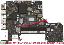 2.3GHz Core i5 2.3G i5-2415M Logic Board For Macbook Unibody Pro 13″ A1278 laptop Motherboard notebook pc Early 2011 820-2936-B