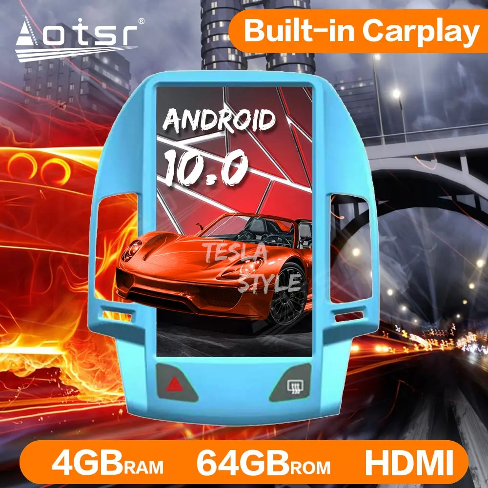 Автомобильный мультимедийный стерео плеер экран в стиле Tesla для Hyundai I30 Android радио