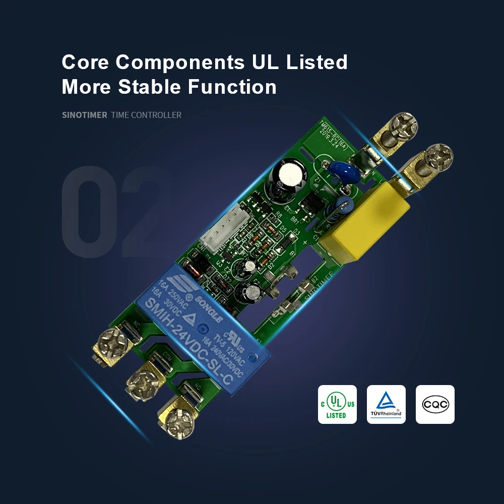 SINOTIMER Brand Electronic Weekly 7 Days Programmable Digital Time Switch Relay Timer Control AC 220V 230V 16A Din Rail Mount 5