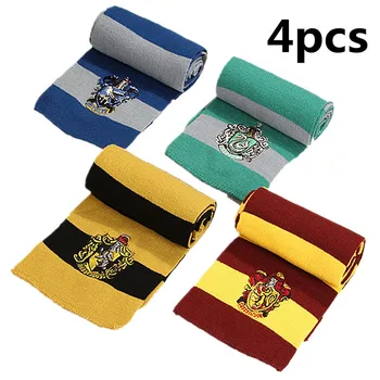 

Winter Warm Hat Gryffindor/Slytherin/Hufflepuff/Ravenclaw Scarf Tie Cosplay Kids Women Men Christmas New Year Scarf Gift