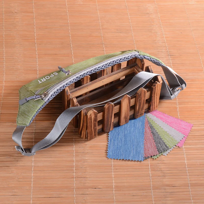 

Very Cost-efficient 2018 New Style Outdoor Close Fit Waist Bag for Both Men And Women Korean-style Fashion Drawing Lines Wallet